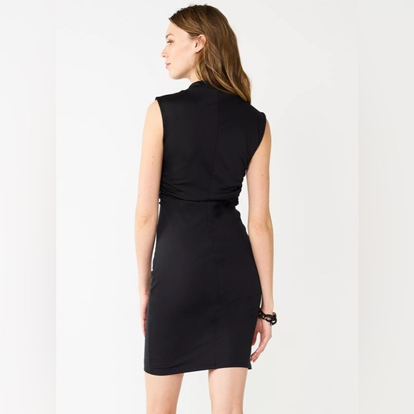 Women's Nine West Side Gathered Bodycon Dress - Picture 2 of 4